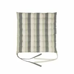 Broste Copenhagen Stolkudde "Ava" Tefarget M / Ränder 40x40