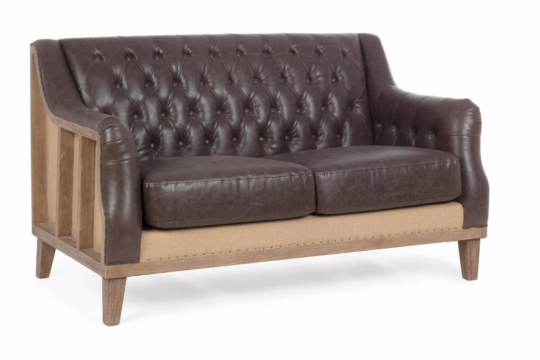 Bizzotto Raymond Sofa 2-seter Kunstskinn 3 Bizzotto Raymond Sofa 2-seter Kunstskinn