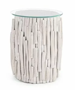 Bizzotto Sahel Sidebord Teak Ø50 Cm