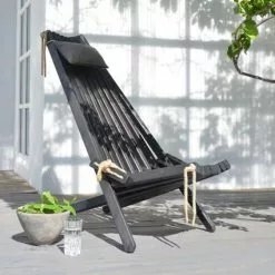 Ygg & Lyng Lodge Stol Sort