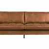 BePureHome Rodeo Classic Sofa 2,5-sits Läder Cognac -Bord Försäljningsbutik 8714713081615