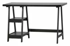 WOOOD Duco Skrivbord Svart -Bord Försäljningsbutik 8714713107698 2