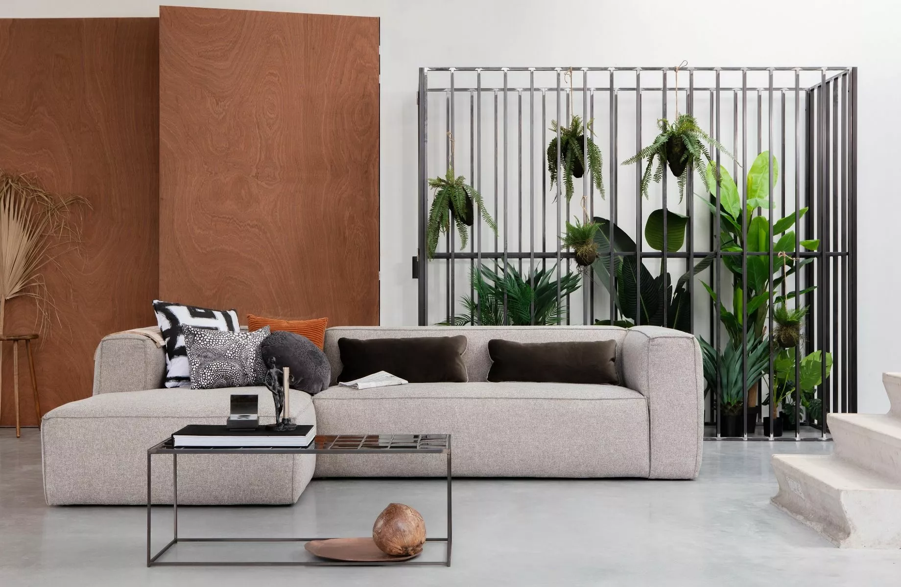 WOOOD Bean Hörnsoffa Ljusgrå Flervals-vänster Hörn 4 WOOOD Bean Hörnsoffa Ljusgrå Flervals-vänster Hörn - Bild 2