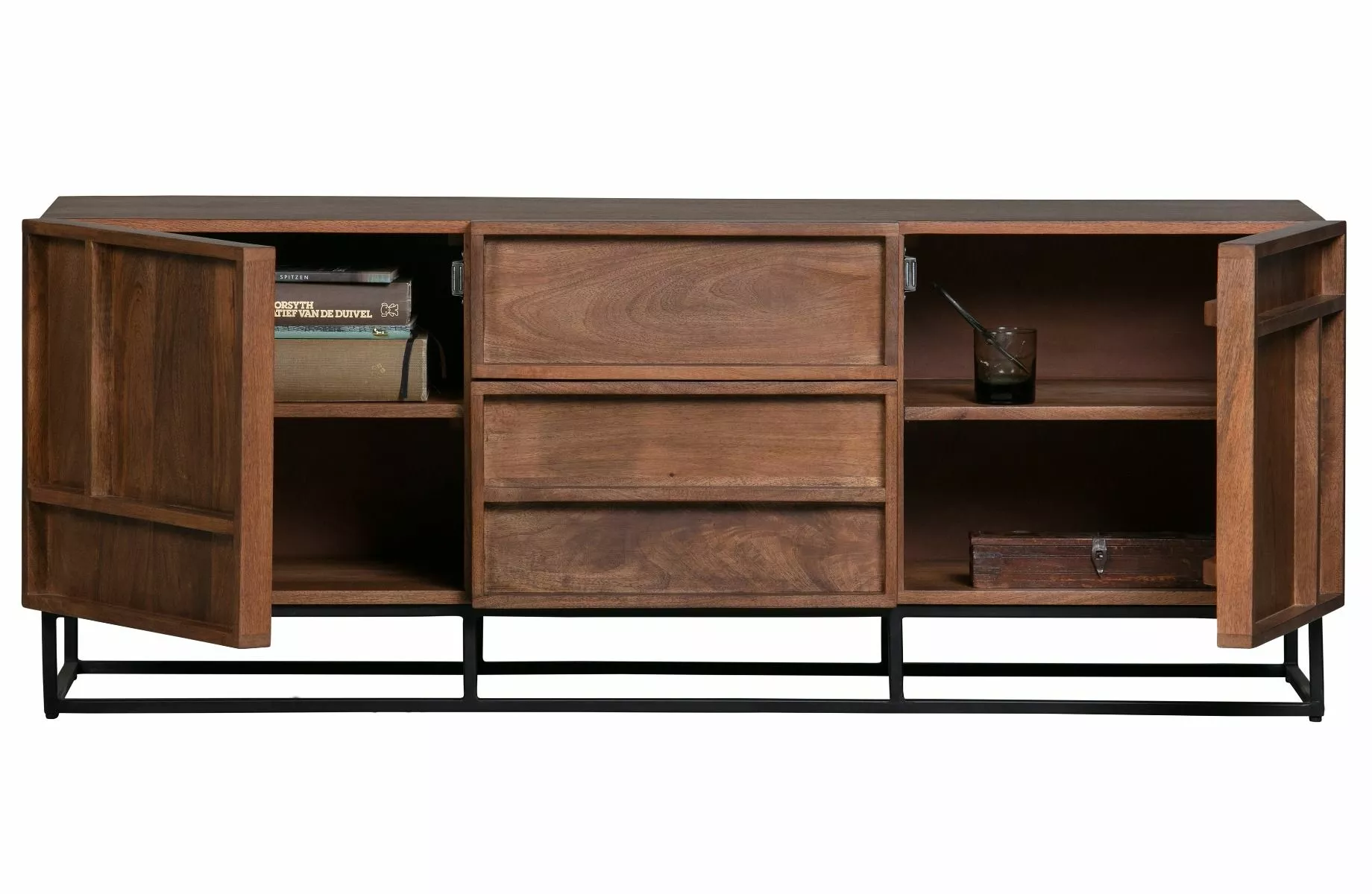 Woood Forrest TV-bänk Mangoträd 6 Woood Forrest TV-bänk Mangoträd - Bild 4