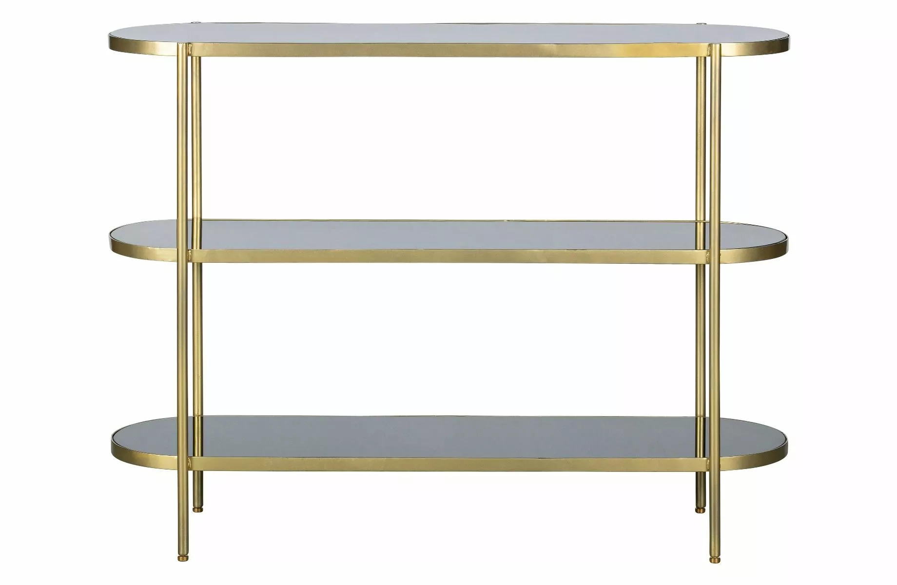 BePureHome Smokey Sidebord Metall/Glass Antikk Messing 3 BePureHome Smokey Sidebord Metall/Glass Antikk Messing