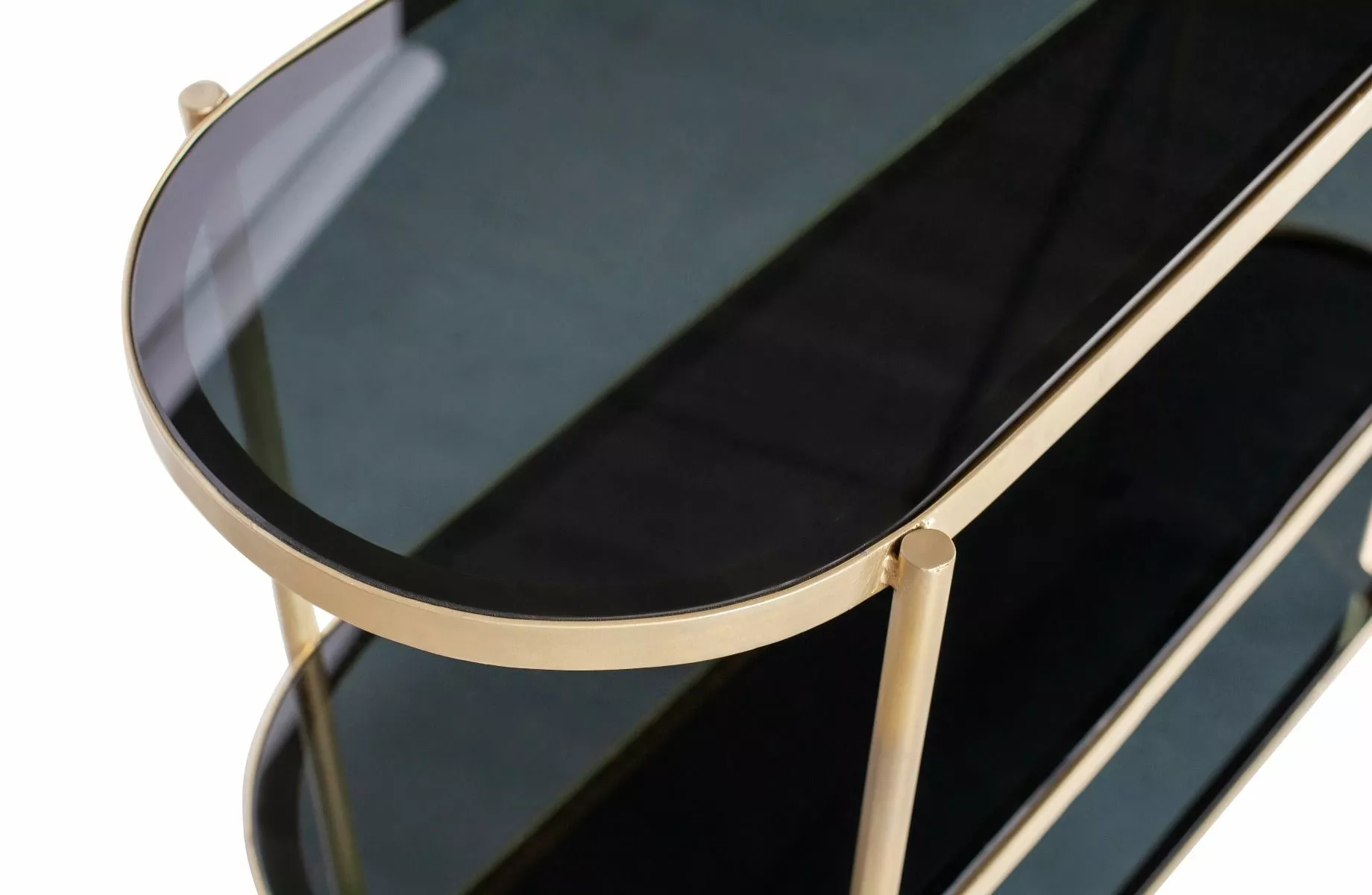 BePureHome Smokey Sidebord Metall/Glass Antikk Messing 6 BePureHome Smokey Sidebord Metall/Glass Antikk Messing - Bild 4