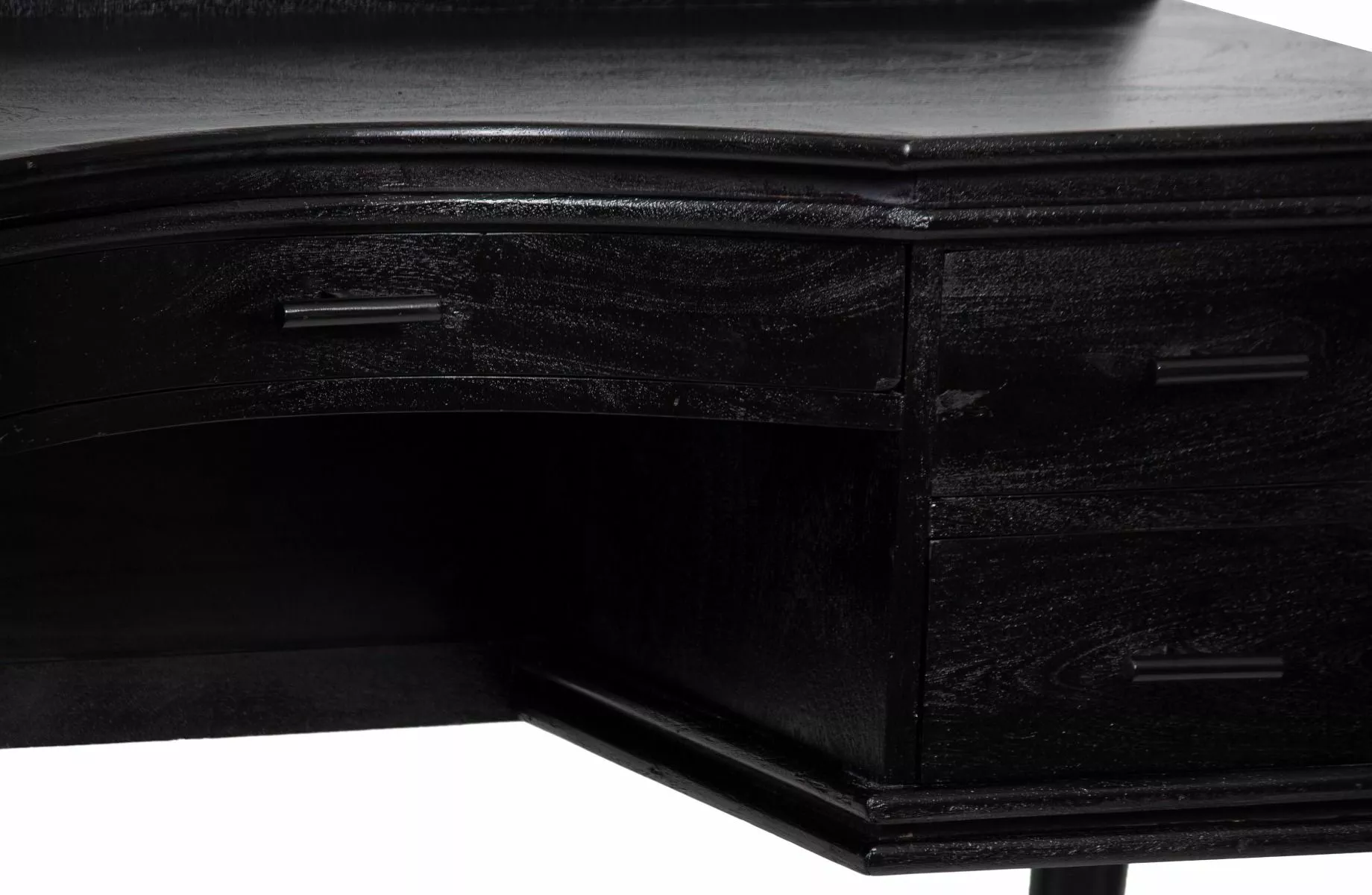 BePureHome Boudoir Sminkebord Acaciatre Sort 83x120x40 Cm 5 BePureHome Boudoir Sminkebord Acaciatre Sort 83x120x40 Cm - Bild 3