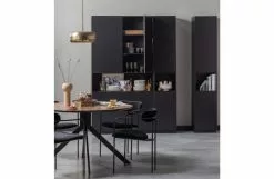 WOOOD Bruno Spisebord MDF Valnøtt Ø120 Cm -Bord Försäljningsbutik 8714713145591 2