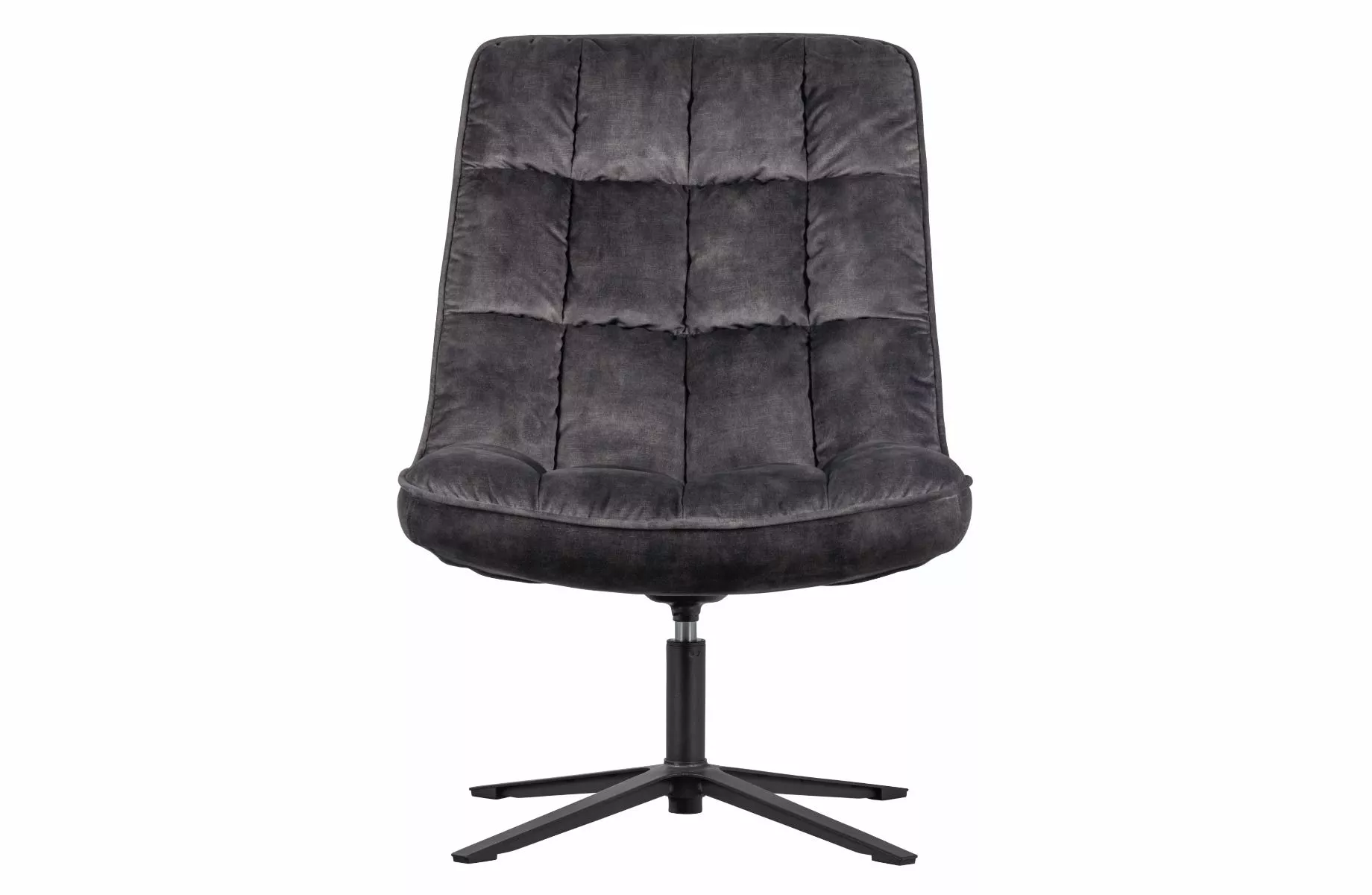WOOOD Job Hvilestol M/sving Fløyel Antrasitt 4 WOOOD Job Hvilestol M/sving Fløyel Antrasitt - Bild 2