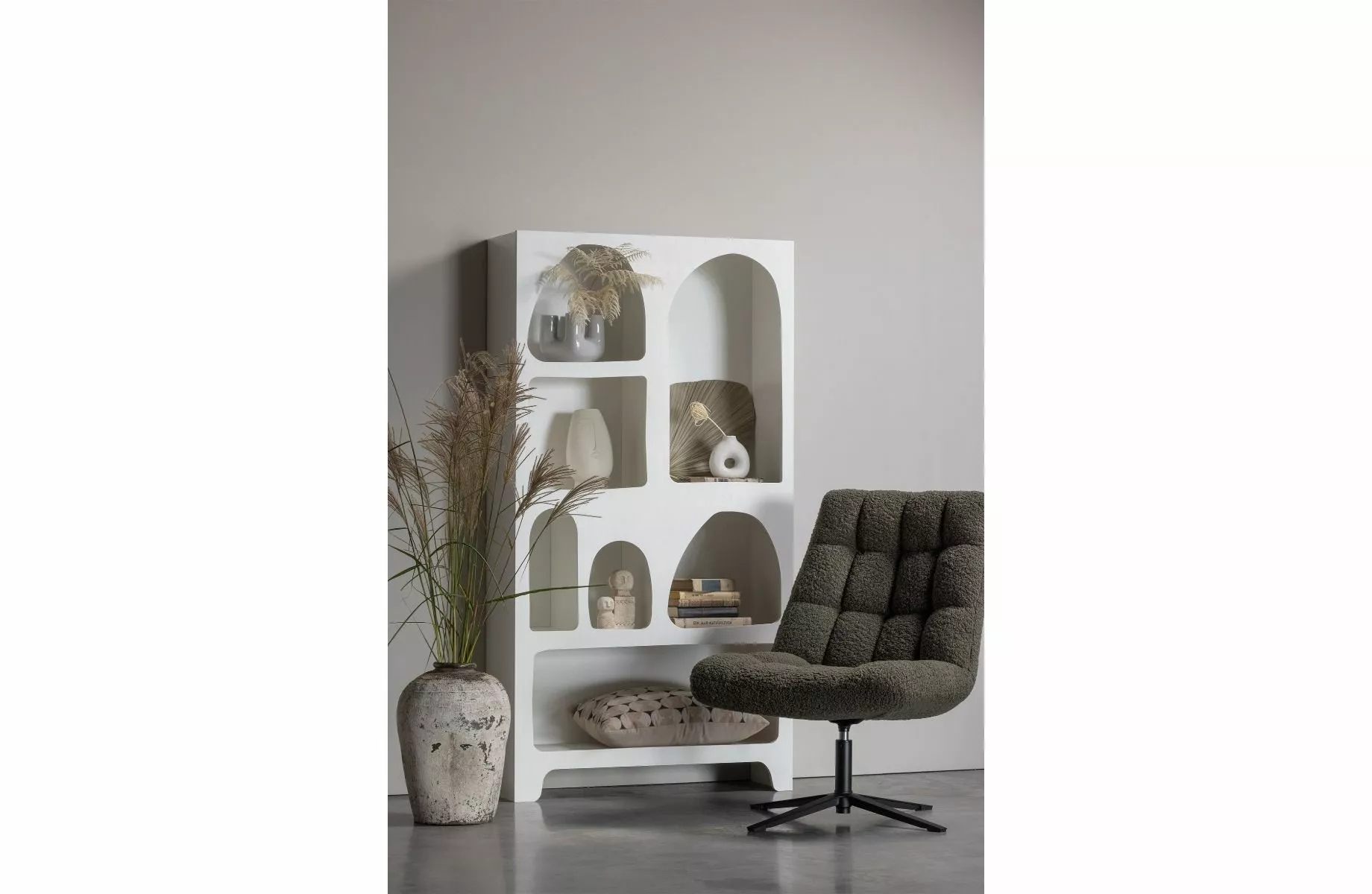 WOOOD Job Hvilestol M/sving Teddy Grønn 5 WOOOD Job Hvilestol M/sving Teddy Grønn - Bild 3