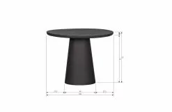 WOOOD Damon Spisebord Brun 76x100 Cm -Bord Försäljningsbutik 8714713149742 4