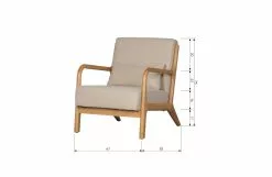 WOOOD Mark Hvilestol Natur -Bord Försäljningsbutik 8714713153299 9