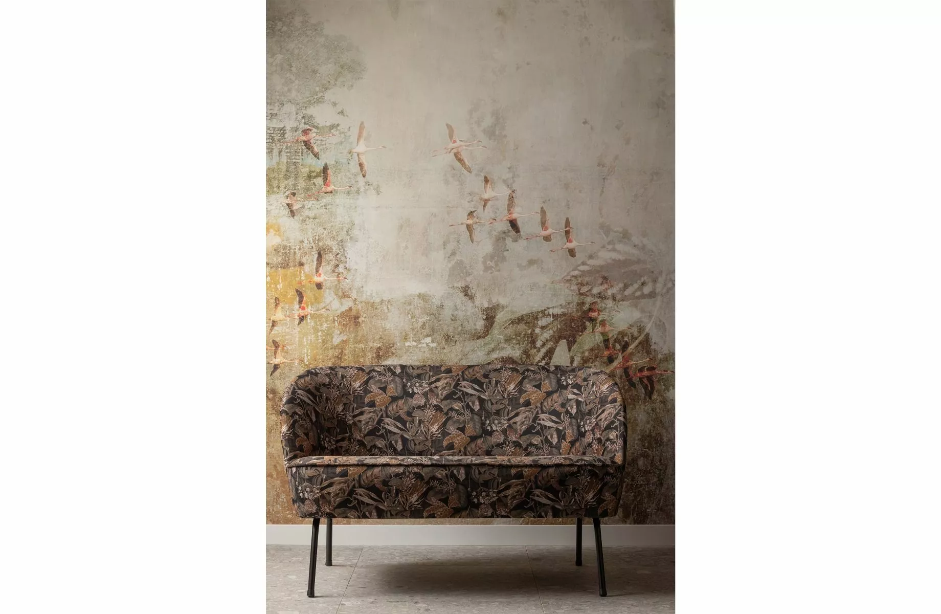 BePureHome Vogue Soffbänk 2-sits Svart Mönster 4 BePureHome Vogue Soffbänk 2-sits Svart Mönster - Bild 2