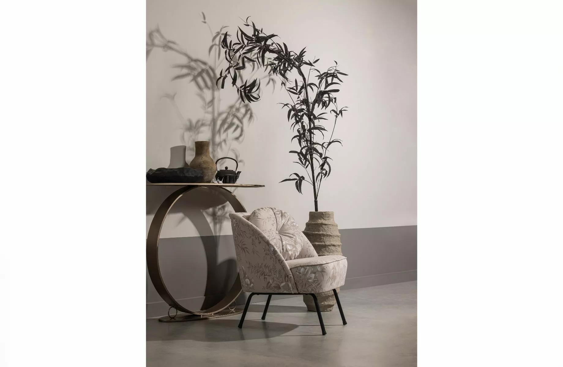 BePureHome Comic Sidebord Metall Champagne 5 BePureHome Comic Sidebord Metall Champagne - Bild 3