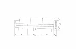 BePureHome Rodeo Sofa 3-seter Bouclé Natur -Bord Försäljningsbutik 8714713164714 9