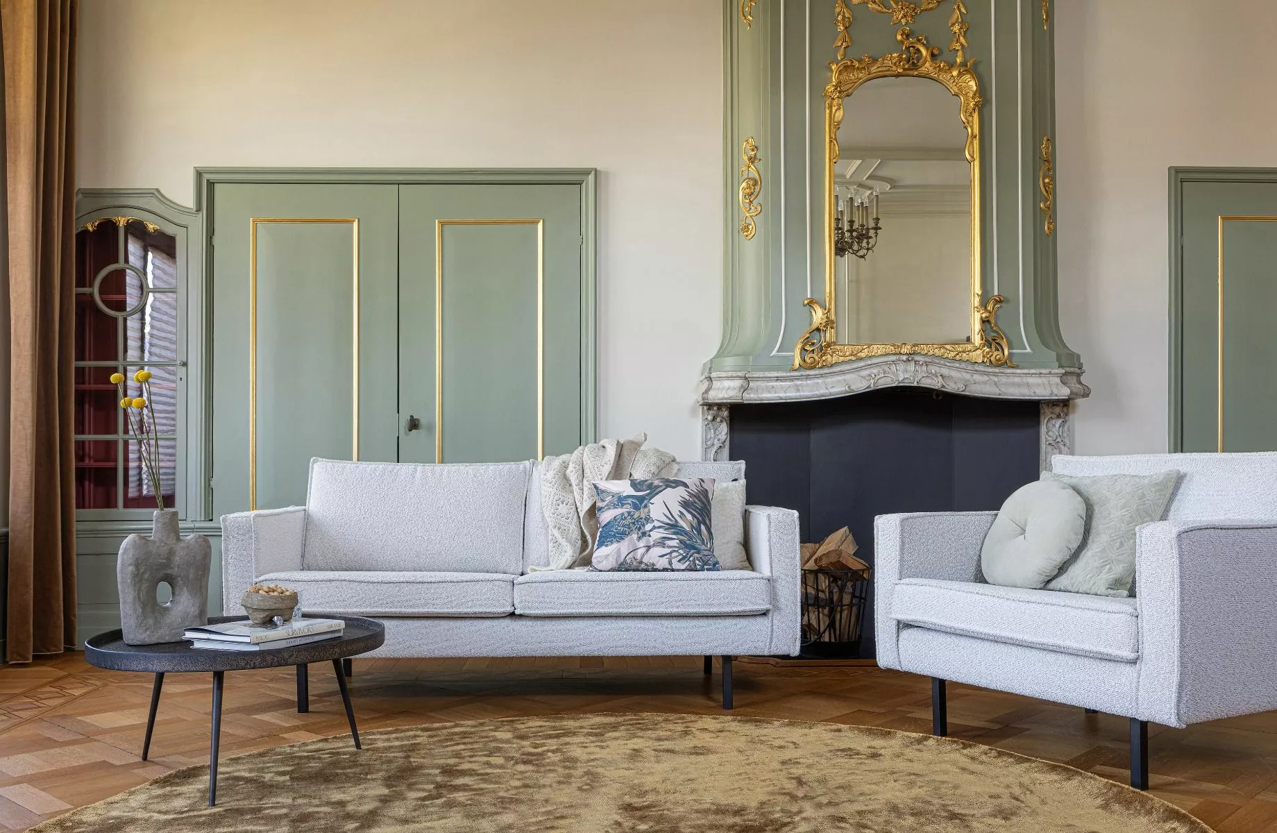 BePureHome Rodeo Hvilestol Bouclé Natur 6 BePureHome Rodeo Hvilestol Bouclé Natur - Bild 4