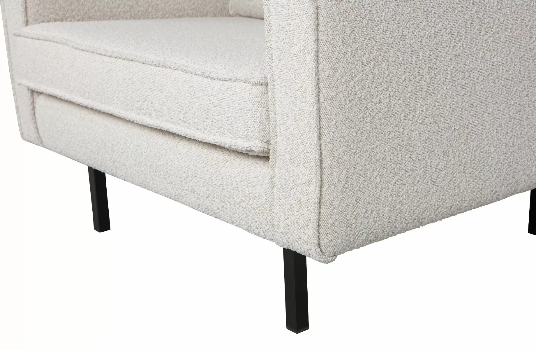 BePureHome Rodeo Hvilestol Bouclé Natur 10 BePureHome Rodeo Hvilestol Bouclé Natur - Bild 8