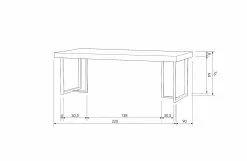 WOOOD Maxime Spisebord Resirkulert Teak Flervalg -Bord Försäljningsbutik 8714713168828 50