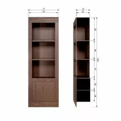 BePureHome Yumi Skap Børstet Furu Umber -Bord Försäljningsbutik 8714713170333 50