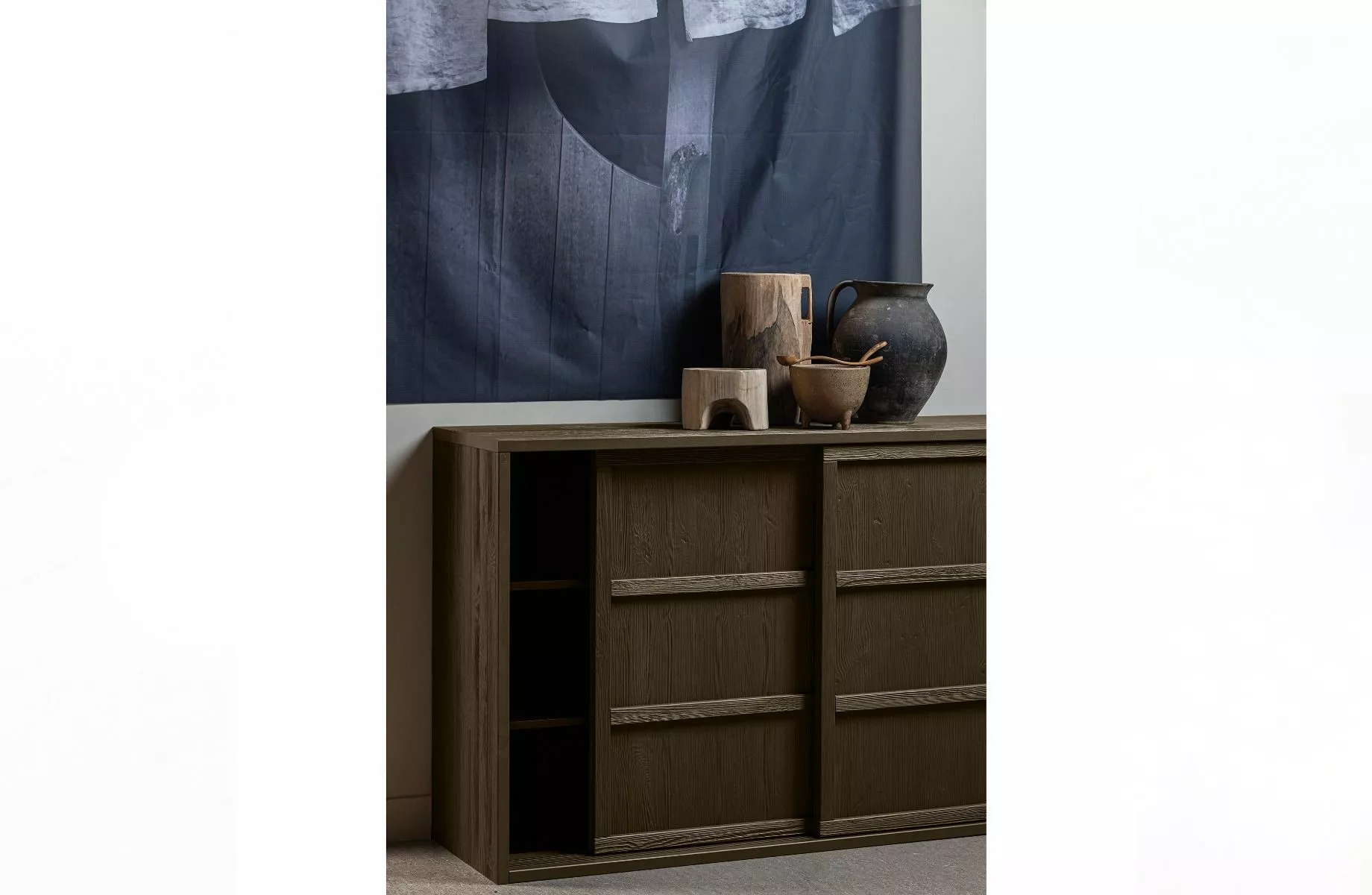 BePureHome Nomin Skjenk Børstet Furu Umber 5 BePureHome Nomin Skjenk Børstet Furu Umber - Bild 3