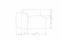 WOOOD Stern Sofa 1-seter Modul Venstre Hjørne Flervalg 19 WOOOD Stern Sofa 1-seter Modul Venstre Hjørne Flervalg -Bord Försäljningsbutik 8714713170746 50