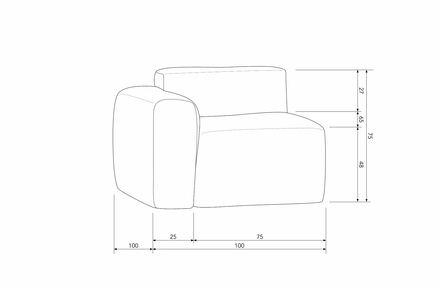 WOOOD Stern Sofa 1-seter Modul Venstre Hjørne Flervalg 11 WOOOD Stern Sofa 1-seter Modul Venstre Hjørne Flervalg - Bild 9