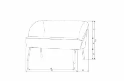 BePureHome Vogue Benk 2-seter Bouclé Natur -Bord Försäljningsbutik 8714713171095 50 1