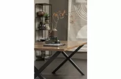 WOOOD Jimmy Spisebord Valnøttfiner X-ben 200x90 Cm -Bord Försäljningsbutik 8714713172474 3