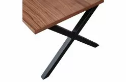 WOOOD Jimmy Spisebord Valnøttfiner X-ben 200x90 Cm -Bord Försäljningsbutik 8714713172474 5