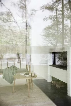 Hübsch Bord Rundt Eik Naturfarget 3 Stk -Bord Försäljningsbutik 880522 im ss19 02 1