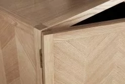 Hübsch Skåp Med 3 Hyllor Ek 140 Cm FSC -Bord Försäljningsbutik 880723 2