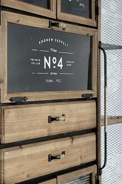 Bizzotto Liverpool Skap 95x36x153 Cm -Bord Försäljningsbutik 90649