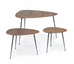 Bizzotto Boscage Settbord 3 Stk Kommrer 06/21 -Bord Försäljningsbutik 92536