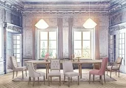 Bizzotto Bedford Spisebord 152x382x120x Cm -Bord Försäljningsbutik 94149