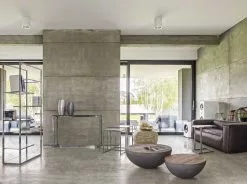 Bizzotto Dakota Sofa 3,5-seter Kunstskinn -Bord Försäljningsbutik 94157