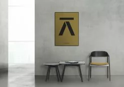 Andersen AC2 Spisstol Med Stoppad Sits 2 St Flerval -Bord Försäljningsbutik ac2 sort gul 3