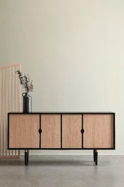 Andersen Unique's Sideboard Low Oak Front / Black Frame