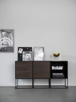 By Lassen Frame 49 Hyllmodul Med Hyllfaner Flera Färger -Bord Försäljningsbutik bylassen frame sideboard 49 silhouette 300 1