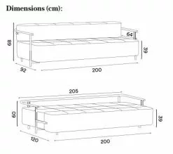 Northern Daybe Soffa Med Armstöd Flera Val 19 Northern Daybe Soffa Med Armstöd Flera Val -Bord Försäljningsbutik daybedimensionsarmrest
