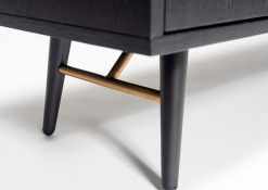 Njordec Dawn TV-benk Sort -Bord Försäljningsbutik dh115001 dh115001006 4