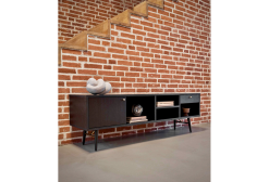 Njordec Dawn TV-benk Sort -Bord Försäljningsbutik dh115001 dh115001006 73 2