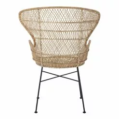Bloomingville Oudon Lounge Chair Nature Rattan -Bord Försäljningsbutik ertqd