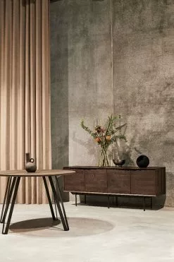 Muubs Space Sofabord Røkt Eik Ø90 Cm -Bord Försäljningsbutik ft8lge7m