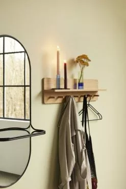 Hübsch Knaggrekke Med Hylle 7 Kroker FSC. Kommer Juni -23. -Bord Försäljningsbutik hubsch aw21 128 2 530x795 1