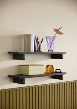 Hübsch Hylle Sort 80x20cm FSC 6 Hübsch Hylle Sort 80x20cm FSC -Bord Försäljningsbutik hubsch aw21 136 3 530x750 1