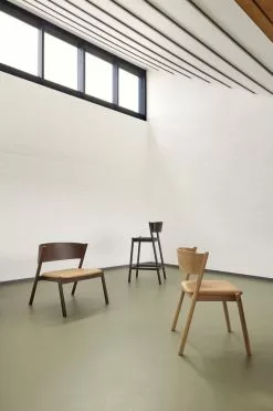 Hübsch Oblique Spisestol Med Lærsete Natur FSC -Bord Försäljningsbutik hubsch aw22 005 3