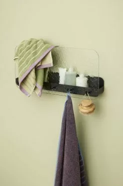 Hübsch Shack Hylle / Knaggrekke Sort -Bord Försäljningsbutik hubsch aw22 141 5