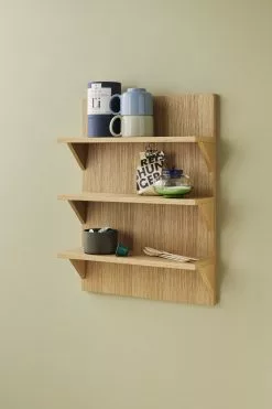 Hübsch Straight Hylle Natur FSC -Bord Försäljningsbutik hubsch ss23 0104 3