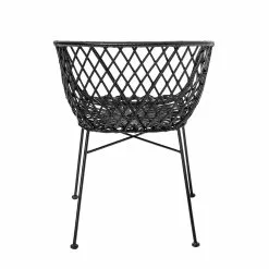 Bloomingville Kama Lounge Chair Black Rat -Bord Försäljningsbutik imagehandler 29 1 2