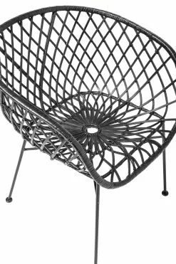 Bloomingville Kama Lounge Chair Black Rat -Bord Försäljningsbutik imagehandler 30 1 2